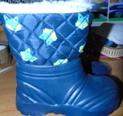 Śniegowce dziecięce granatowe. Rozmiar 23-24 24