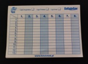 Karteczka kupon zakład Toto-mix totomix Totolotek Totoliga