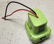 Adapter ryobi z włącznikiem 18v