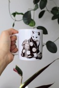 Kubek Kot kimono, japoński kotek, 330ml
