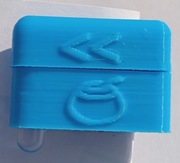 Wyjątkowe światełko LED na bombillę do yerba mate terere (niebieskie)