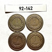 Moneta 1 zł  1992 rok ZESTAW 92-142 = 4 szt. 