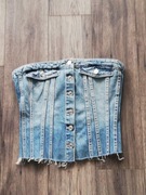 Gorset jeansowy 