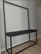 Lodowy wieszak z siedziskiem do przedpokoju