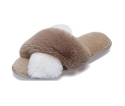 Kapcie Klapki z Futerkiem 40/41 | Winter Slippers | Wkładka 25,5 cm