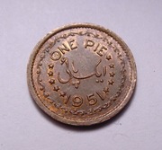 Pakistan 1 pie 1951 PIĘKNA! RZADSZA!