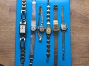 6x zegarek kobieta bransoleta prl Timex Bifora