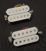 SET PRZETWORNIKÓW DO GITARY NOWE BASS TREBLE WHITE BRIDGE NECK 52 50