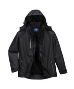 KURTKA OCIEPLANA WODOODPORNA CZARNA L PORTWEST S553