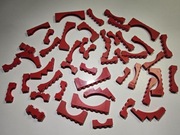 KLOCKI LEGO ZAMKOWE ELEMENTY CASTLE PIRACI ZAMEK LICYTACJA ŚCIANY ŁUKI