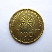 100 Drachm 1994 r.  Grecja