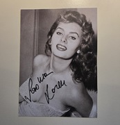 Zdjęcie z org. Autografem Sophie Loren | Sophia Loren - orginalny Autograf