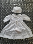 Sukienka okolicznościowa na chrzest - nowa r. 80