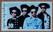 Depeche Mode - znaczek pocztowy z czasopisma BRAVO z 1989r