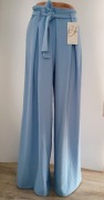Spodnie szerokie niebieskie