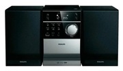 Wiezża mikrowieża Philips MCM1120 MP3 link, 2 głośniki + pilot + baterie