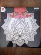 Nowa kolorowanka na płótnie brokatowym 