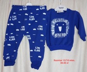 Komplet dresowy- rozmiar 12/18 mies.