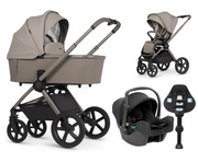 Venicci Upline 2 Taupe | Graco SnugLite + baza SnugTurn - 4w1