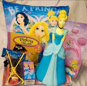 Zestaw księżniczki Disney kopciuszek XXL lalka 32cm - lampa LED, poduszka