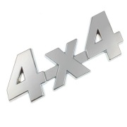 Naklejka Emblemat Znaczek Logo 4X4 JEEP 85mm x 33mm klapa błotnik metal