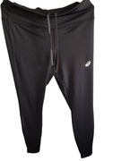 Markowe czarne getry legginsy Asics r XL plus size spodnie sportowe damskie