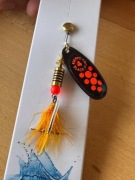 Mepps BLACK FURY MOUCHE czarny / czerwona mucha nr 4