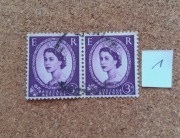 Postage Revenue ER Królowa Elżbieta 3 pensy Wielka Brytania