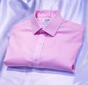 MT Lewin  koszula L 41 Slim Non-iron różowa houndstooth bugatti kenzo isaia