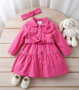 Płaszczyk dziewczęcy wiosenny roz.98