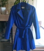 Płaszcz niebieski- trencz. Rozm.M.