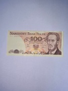 Banknot 100 zł z PRL 1986 roku