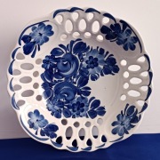 PÓŁMISEK PATERA AŻUROWA PORCELANA  24 cm