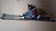 Narty HEAD Supersheap 130 cm + buty Atomic HAWX Jr3 ( nr-35/36 ) + kijki
