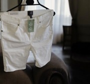 Markowe spodenki Cargo H&M krótkie bawełna elastan r 30 38/M slim fit