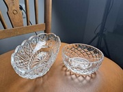 Dwie miseczki kryształowe