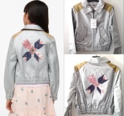 ZARA srebrna kurtka bomber limit.edycja