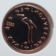 SŁOWENIA  2025 1 CENT UNC !!!!!!!!!!