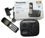 Telefon bezprzewodowy DECT z sekretarką PANASONIC KX-TG6561PDT