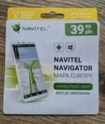 NAVITEL NAVIGATOR VOUCHER Z KODEM MAPA EUROPY /LICENCJA 12 MIESIECY/