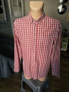 Pepe Jeans koszula męska w kratkę M/L czerwona biała casual 
