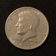 USA. 1/2 dolar 1972. BZM. Kennedy half dollar. 