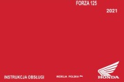 HONDA FORZA 125 NSS 125 AD 2021r INSTRUKCJA UZYTKOWNIKA j.POLSKI