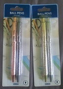 Długopis ozdobny błyszczący Tesco zestaw 2 sztuki