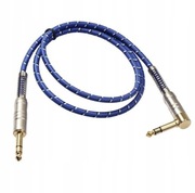 Kabel Jack 6.3 stereo TRS Kątowy 1 metr