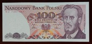 100 zł złotych  - 1986 r. -  seria NZ 7481367 - stan 1 