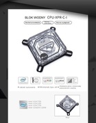 Bykski blok wodny CPU dla INTEL LGA1700 1200 115X 2011/2066