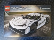 LEGO Technic Biały hipersamochód Koenigsegg Jesko Absolut 42184