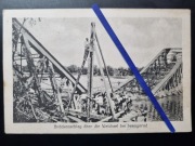 DĘBLIN 1917 Wysadzony Most Ruina Wisła IWANGOROD