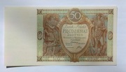 50 złotych 1929 rok seria EJ. UNC stan 1. 1929 r 50 zł